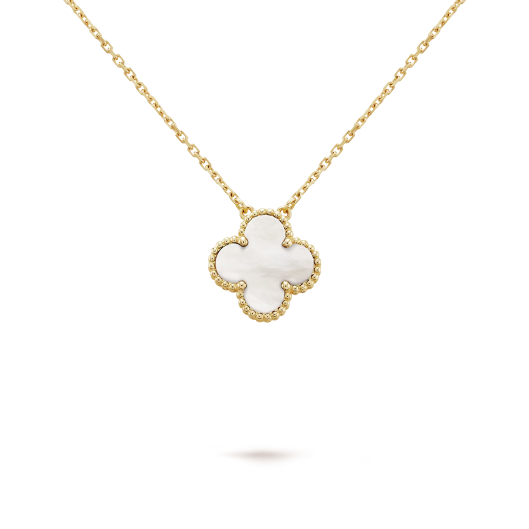 Van Cleef & Arpels Vintage Alhambra Pendant Mother-Of-Pearl 18K Yellow Gold