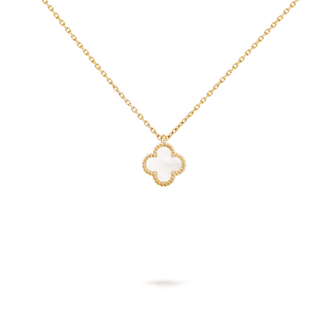 Van Cleef & Arpels Sweet Alhambra Pendant Mother-Of-Pearl 18K Yellow Gold