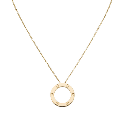 Cartier Love Pendant 18ct Yellow Gold