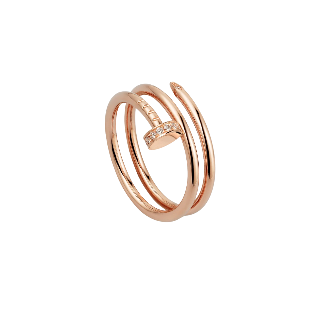Cartier Juste Un Clou Ring Double Diamond Tip 18ct Gold