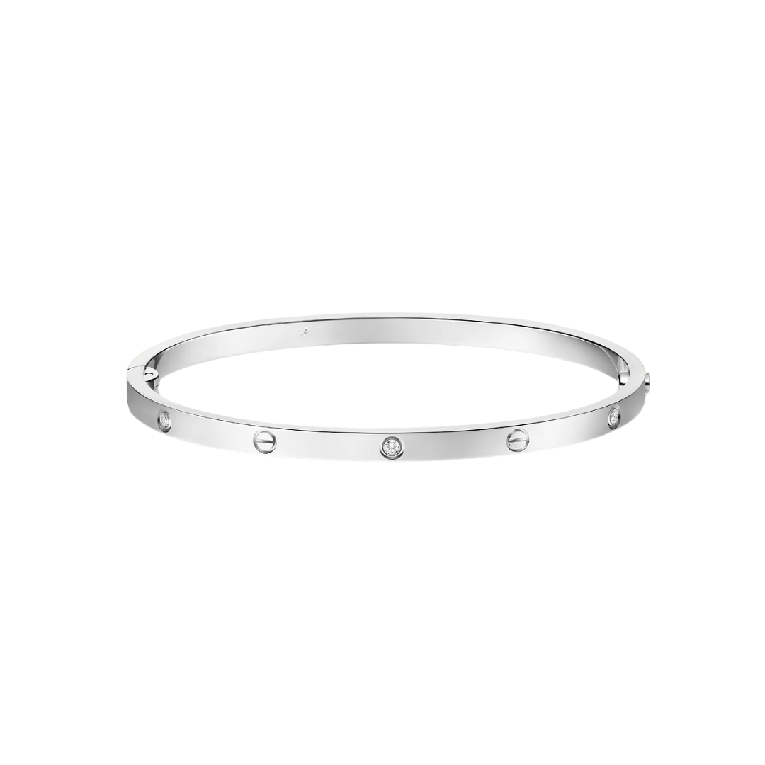 Cartier Small Love Bracelet 6 Diamonds 18ct Gold