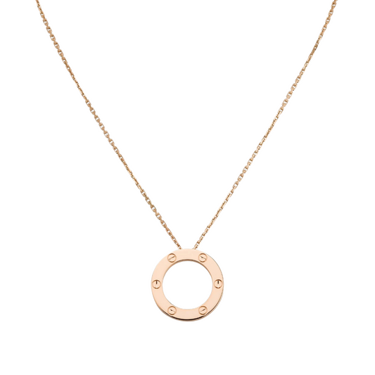 Cartier Love Pendant 18ct Rose Gold