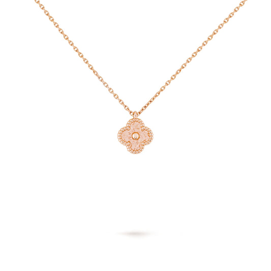 Van Cleef & Arpels Sweet Alhambra Pendant 18K Rose Gold