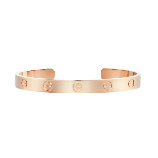 Cartier Cuff Love Bracelet 18K Rose Gold