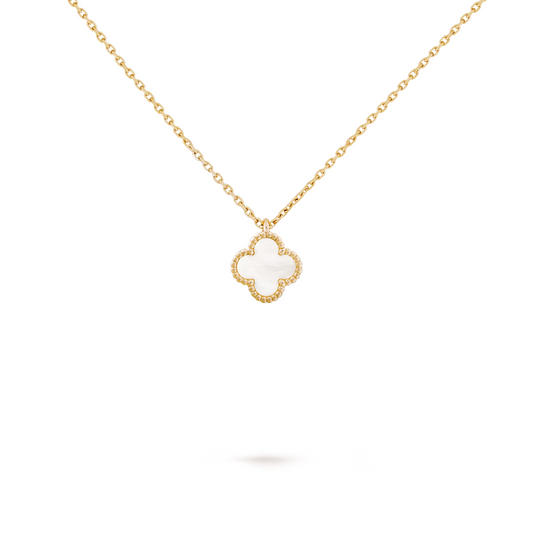 Van Cleef & Arpels Sweet Alhambra Pendant Mother-Of-Pearl 18K Yellow Gold
